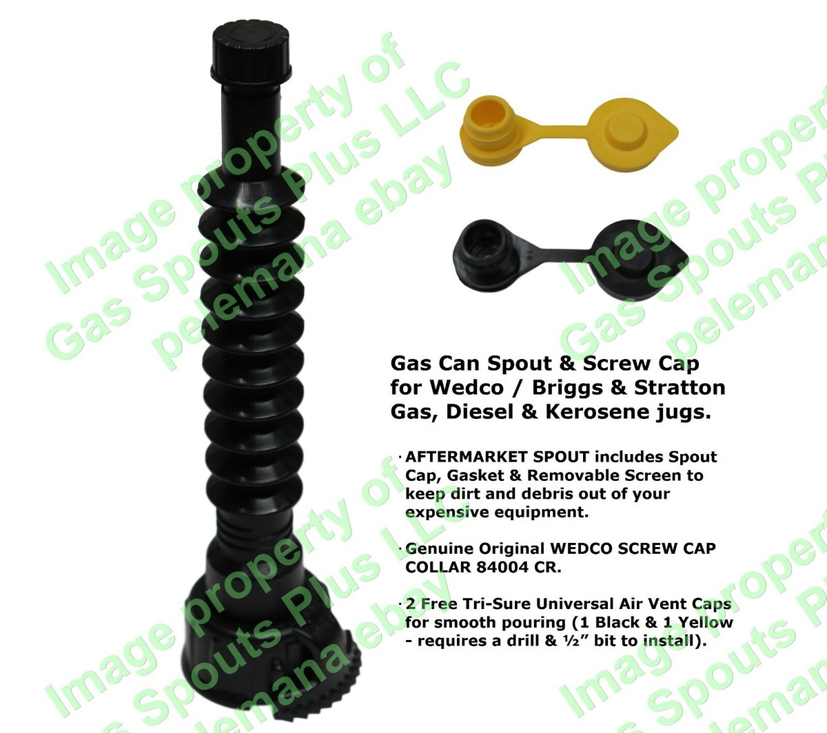 Aftermarket WEDCO GAS SPOUT OEM DISCONTINUED Screw Cap 84004CR +