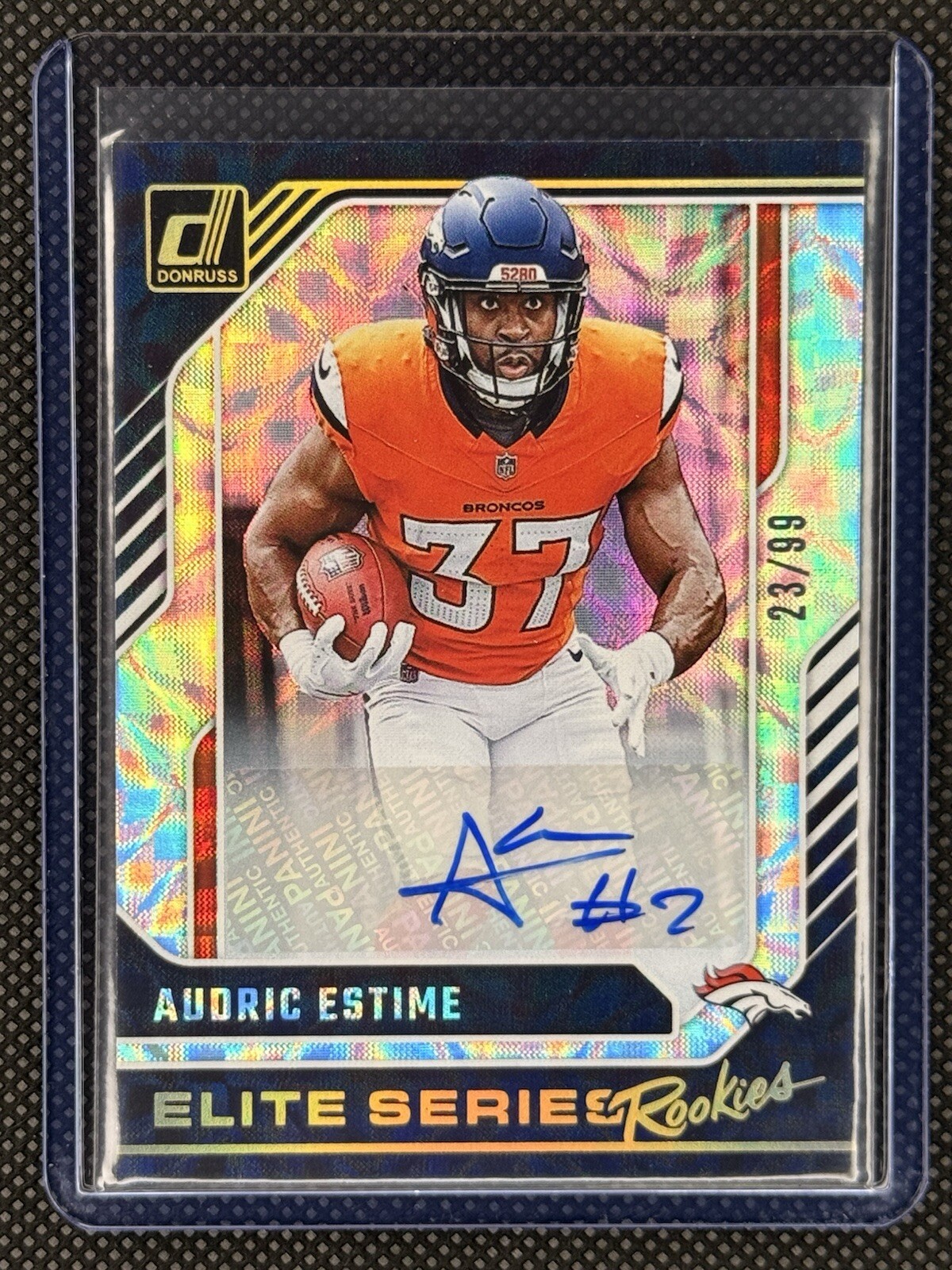 2024 Donruss The Elite Series Rookies AUTO🔥Audric Estime🔥/99 #19