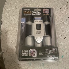 New Vivitar Digital 10x25 Binocular Camera w/Accessory Kit & Image Manager 