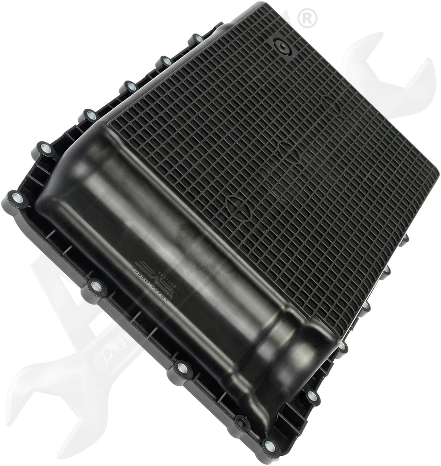APDTY 162451 Transmission Oil Pan Upgraded With Drain Plug Fits Ford 10-Speed - Image 2 of 4