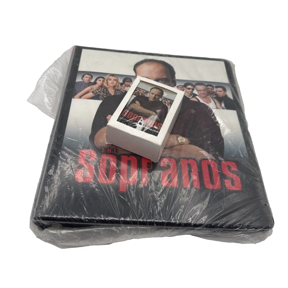Juego maestro completo de tarjetas coleccionables de la temporada 1 de Los Soprano 2005 Inkworks HBO con carpeta Foto 2 de 4