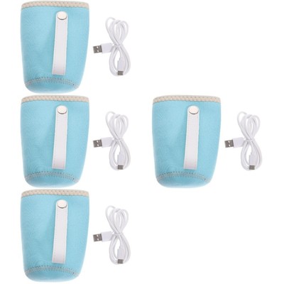  4 Count Babyflaschen Thermobecher-Set Wiederverwendbarer Flaschenwärmer