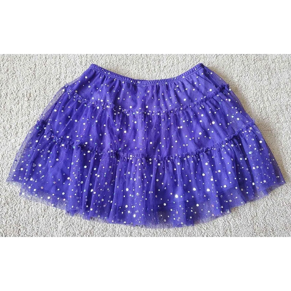 Falda corta para niña Total Girl púrpura brillante talla 10-12 Foto 2 de 4