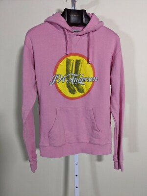 JW Anderson Candyfloss Cola Boots Pink Hoodie XS