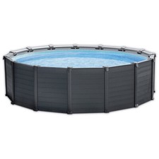 INTEX 26384GS Frame Pool 478x124cm Graphit Se...