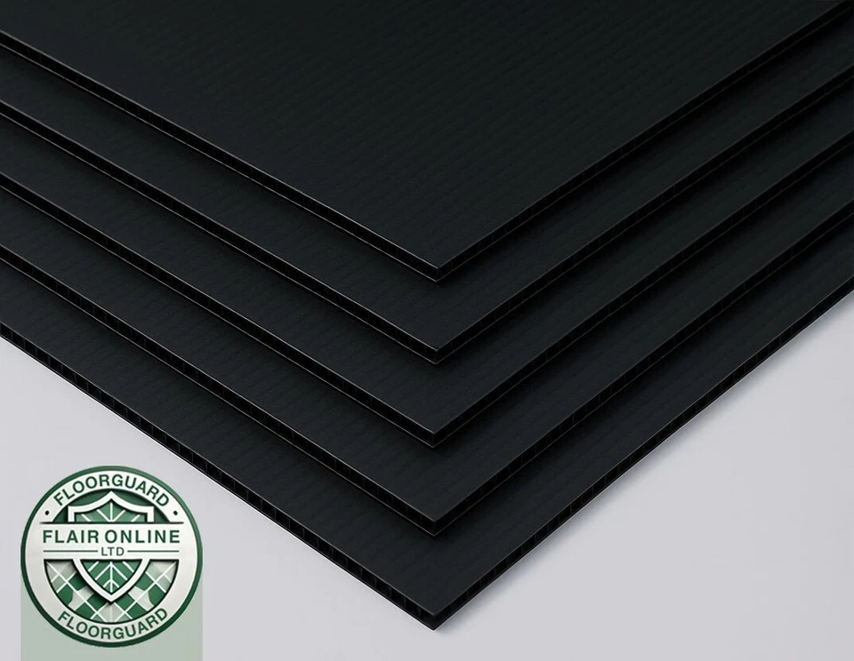 75 Sheets FloorGuard Floor Protection Sheets 2400 x 1200 x 2mm Black - Image 3 of 4