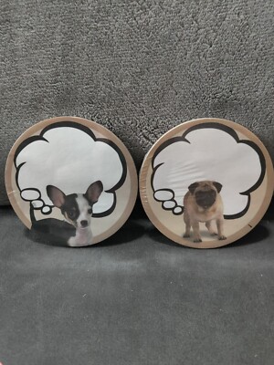 Paper House Dog Sticky Notepads Chihuahua & Pug Set NIP