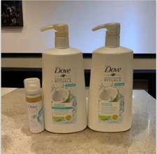 Dove Coconut & Hydration Shampoo / Conditioner /Dry Shampoo 25.4 fl oz  3PC
