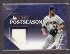 2024 Topps Postseason Performance Relics 61/99 Corbin Burnes Milwaukee Brewers