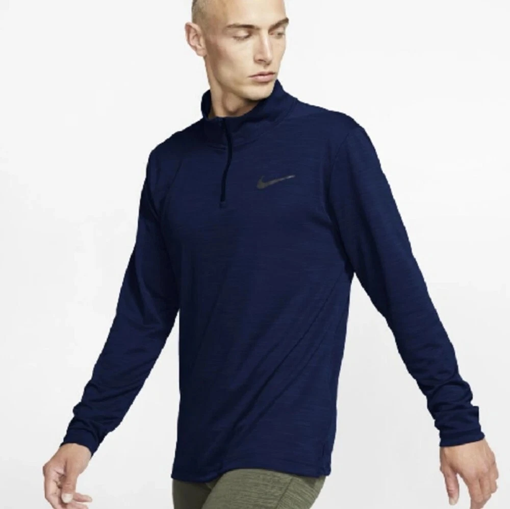 Nike SUPERSET LONG SLEEVE 1 4 ZIP TRAINING TOP MEN S eBay
