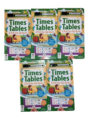 Times Table Learning Book  Kids A Pull The Tab Book Lot Of 5 Eureka Mathematics.