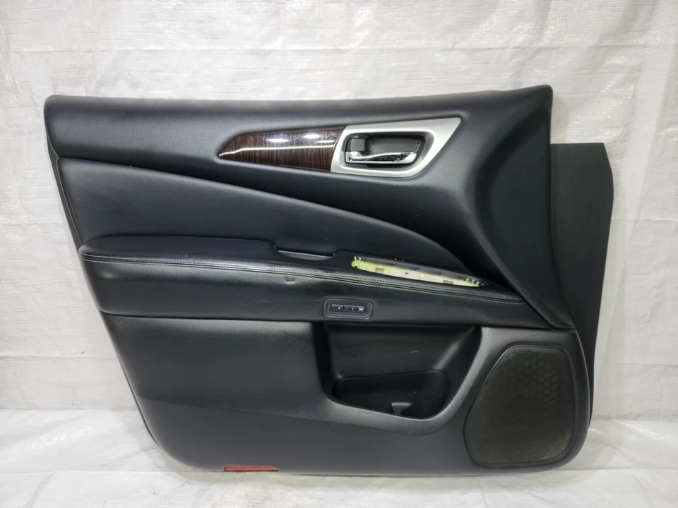 2013-2016 Nissan Pathfinder Front Left Driver Door Trim Panel Black OEM Foto 2 de 4