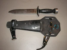 Aqua Lung U.S. Divers Co. Knife with Sheath 12 1/2"