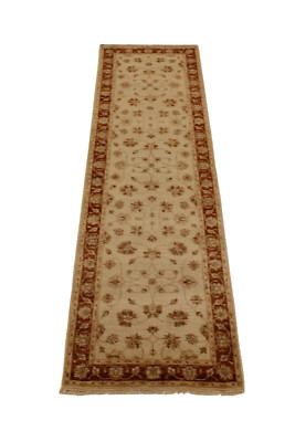 2'8'' x 9'8'' ft. Oushak Hand Knotted Vegetable Dye Wool Oriental Runner Rug