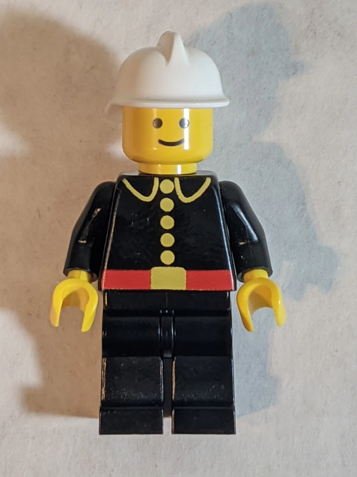 LEGO винтажный классический город #6505 пожарного начальника автомобиля 1988 - 100% полный с руководством - Изображение 2 из 4