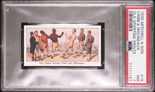 1930 Mitchell & Son Cribb & Molineaux 1811 Fight PSA 7 **Tough High Grade Card**