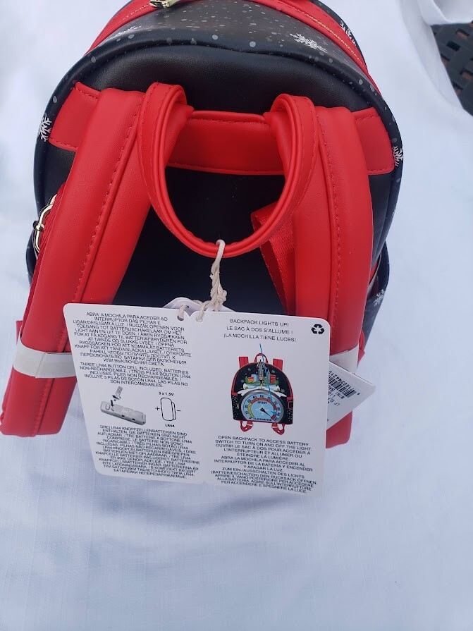 Loungefly ELF CLAUSOMETER Light UP Mini Backpack | eBay