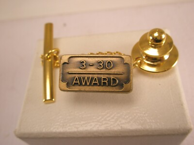 3-30 Award Vintage Lapel Pin railroad train g119