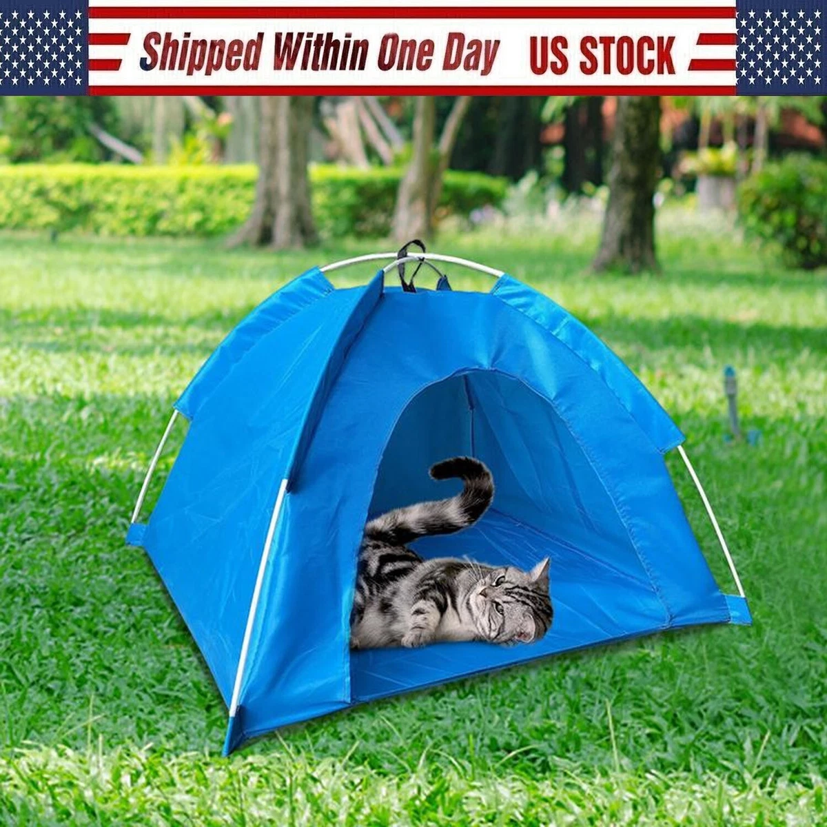 Portable Foldable Cute Pet Dogs Tent Outdoor Indoor For Kitten Cat
