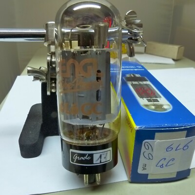 1x 6L6GC ENGL GOLD  6L6 KT66  MC30 MC240 Tube Röhre  Rare NOS 02