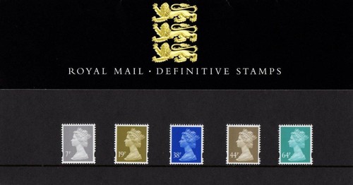 GB 1999 DEFINITIVE MACHIN PRESENTATION PACK No 44 7p - 64p MINT STAMP SET #44
