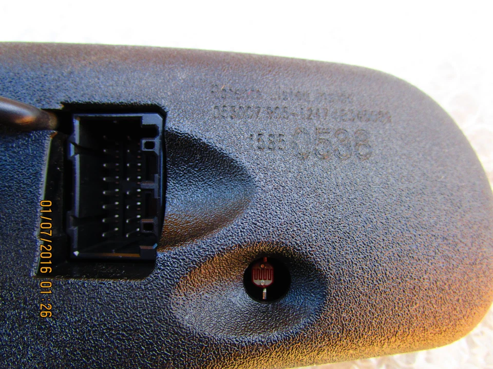 03-07 CADILLAC CTS CTS-V ESPEJO RETROVISOR BRÚJULA ATENUACIÓN AUTOMÁTICA ONSTAR 15850538 NUEVO Foto 4 de 4