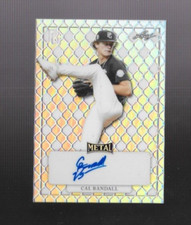 Cal Randall 2022 Leaf Perfect Game National Showcase Metal Auto #d 4/9