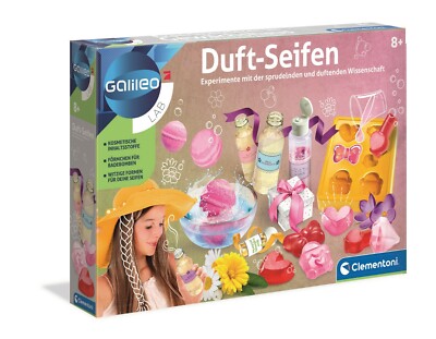 Clementoni Galileo Experimentierkasten 59253 Duft Seifen Basteln Labor Neu 