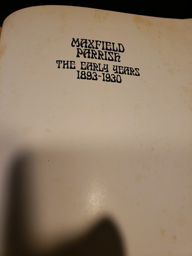 Maxfield Parrish The Early Years 1893-1930. 1st Printing 1973 Art Book H/C Japan - Bild 4 von 6