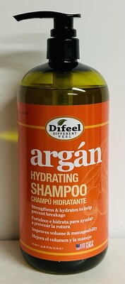 Difeel ~  Hydrating & Volumizing Shampoo with Argan Oil 33.8 fl oz