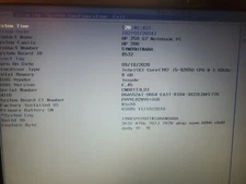 HP 250 G7, i5-8265U @ 1.6GHz, 8GB RAM, HDD, 