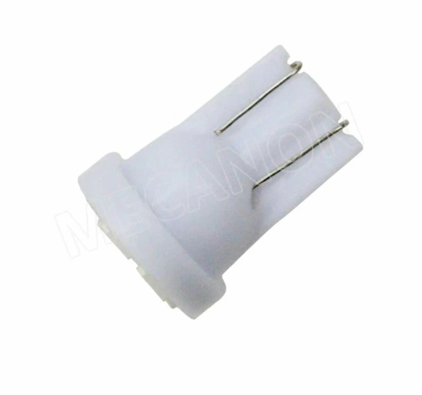 10 Lampade T10 W5W LED 6Volt Bianche 6.3V 194 168 1206 3020 SMD 80lumen - Immagine 2 di 3