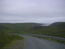 Photo 6x4 Quhamm Valley Delting. View through the upper valley and on to c2005