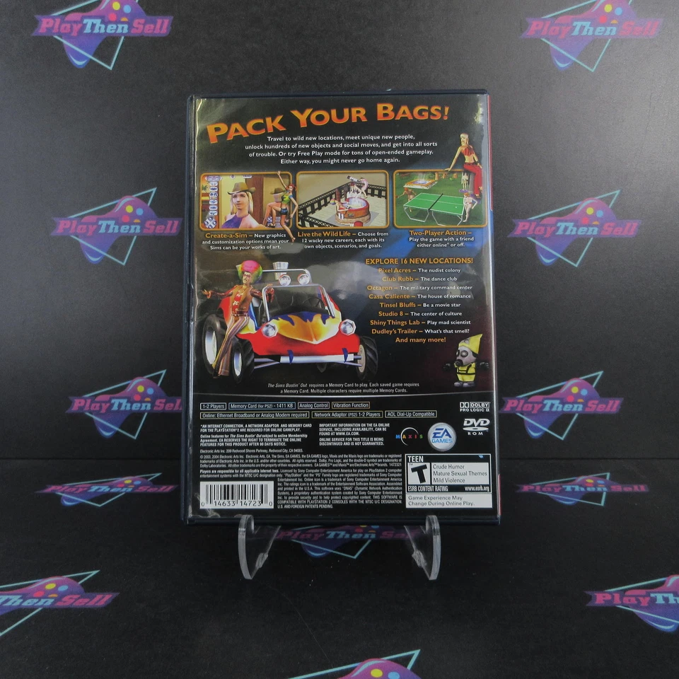 Refurbished The Sims Bustin' Out PS2 PlayStation 2 GH Complete  - 1 Year Warra.. - Image 2 of 4