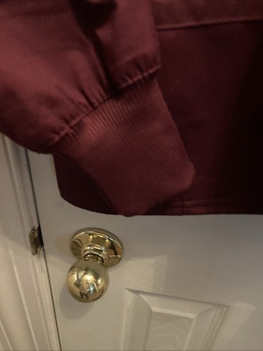 Landau ProFlex WOMENS Full ZIP WINE Scrub Jacket LJ701 SZ XL NWOT - Picture 4 of 15