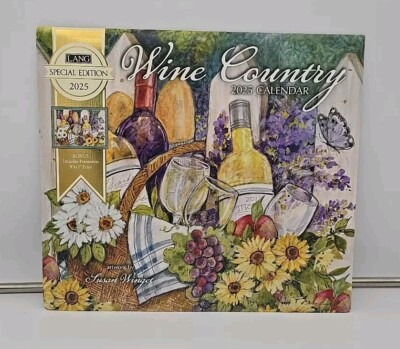 Lang Wall Calendar Special Edition 2025 Wine Country Susan
