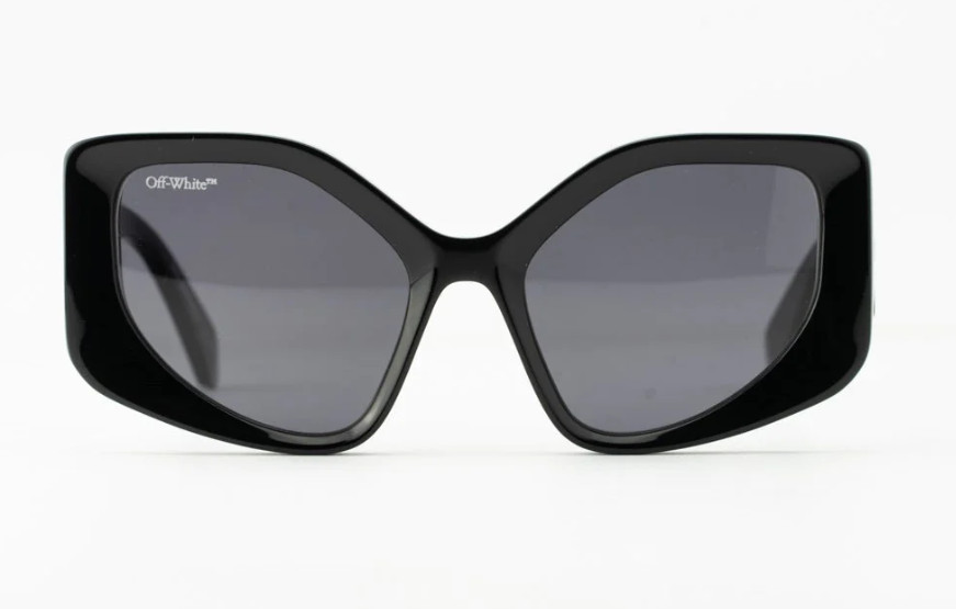 Off-White Denver Black Sunglasses - Women's - One Size - Plastic Frame - Dark Grey Lenses - Image 2