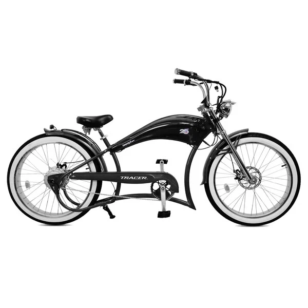 Bicicleta eléctrica Twenty5 GT 26" Fat Tires Chopper Acelerador Cruiser 500W negra Foto 2 de 4