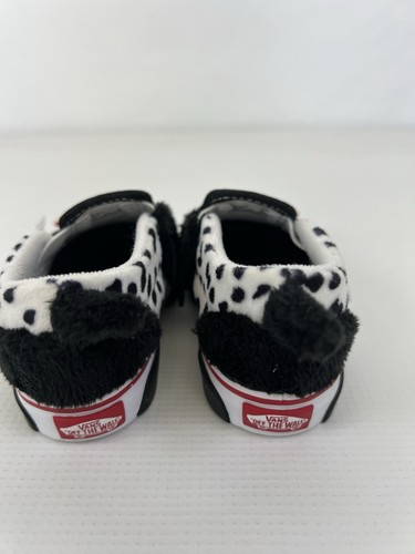 VANS Off the Wall Toddler Size 6 Spotted Dog Shoes Slip On Dalmatian New Cute! - Picture 4 of 9
