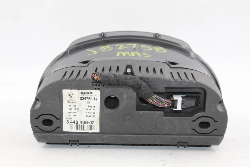 Grupo de velocímetros 210 k millas MPH para BMW X3 2007-2010 OEM #34310 Foto 2 de 4