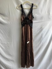 Ronny Kobo Brown Holiday Dress Size S with Minor Pulled Seam & Small Snags