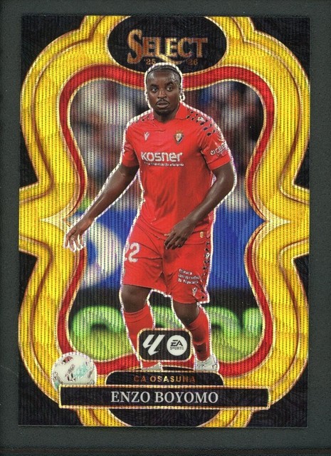 2025-26 ENZO BOYOMO 02/10 PANINI SELECT LA LIGA MEZZANINE WAVE GOLD