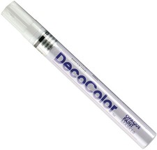 Uchida DecoColor Broad Opaque Oil-Based Paint Marker-White