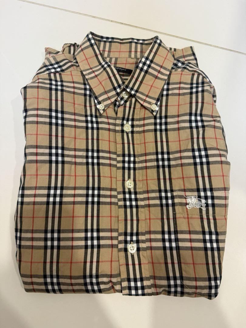 Burberry mens shirt stylish Japanese fashion