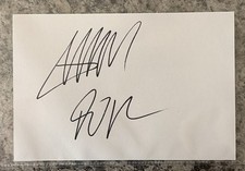 TRUMP & Politician Signed Index Card USA President Autograph USA 🇺🇸 Political