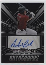 2023 Panini Chronicles Obsidian Auto Andrew Pintar #OA-AP Auto 0a3