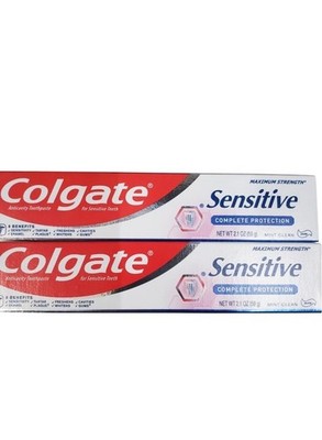 2X Colgate Sensitive Toothpaste Complete Protection Mint - Exp Date 3-2027