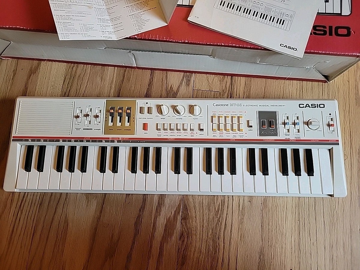 【動作確認済】CASIO Casiotone  カシオトーン MT-65 Casio MT 65 Overview - YouTube