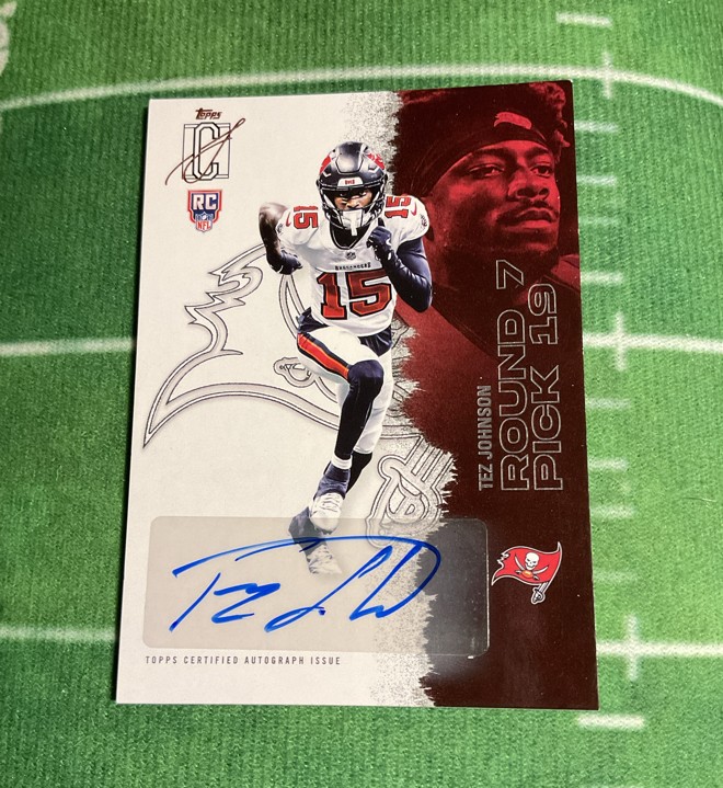 2025 Topps Signature Class - Rookies Tez Johnson #124 Autographs (AU, RC)