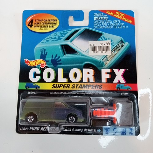 Vintage 1994 Hot Wheels Color FX Super Stampers Ford Aerostar Mini Van - Bild 2 von 12